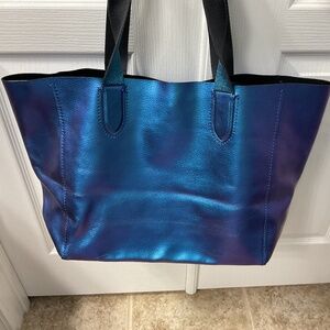 Coach Tote Iridescent Blue/Purple Tote Bag